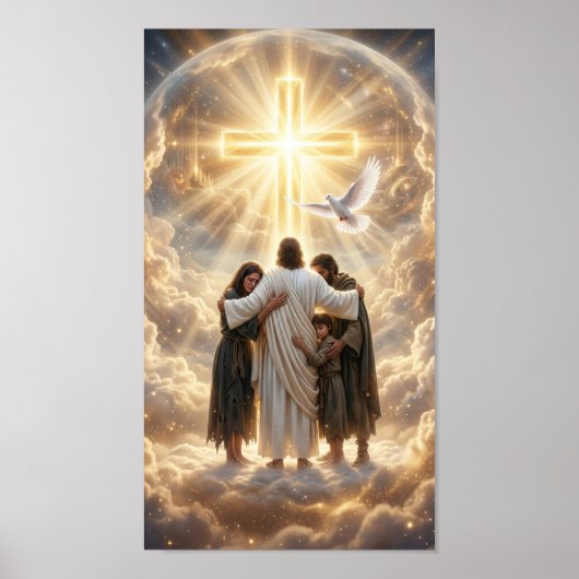 Jesus sorgt dafür poster (Vorne)
