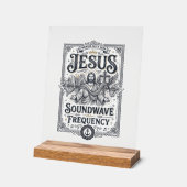 Jesus Soundwave Frequenz Jesus Soundwave Frequenz Acrylschild (Winkel)