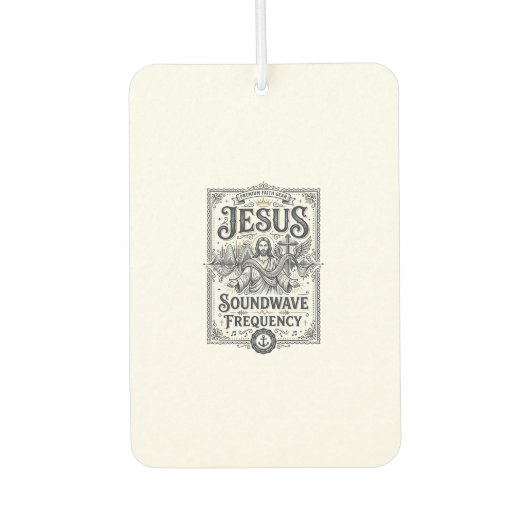 Jesus Soundwave Frequenz Jesus Soundwave Frequenz Autolufterfrischer (Vorderseite)