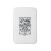 Jesus Soundwave Frequenz Jesus Soundwave Frequenz Badematte (Vorderseite Vertikal)