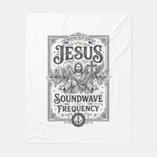 Jesus Soundwave Frequenz Jesus Soundwave Frequenz Fleecedecke