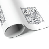 Jesus Soundwave Frequenz Jesus Soundwave Frequenz Geschenkpapier (Rolleneckpunkt)