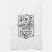 Jesus Soundwave Frequenz Jesus Soundwave Frequenz Geschirrtuch (Vertikal)