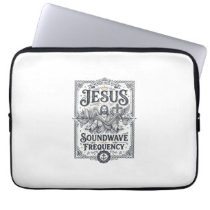Jesus Soundwave Frequenz Jesus Soundwave Frequenz Laptopschutzhülle