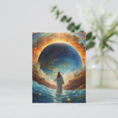 *~* Jesus Space Universe Heilung Erde AP50 Postkarte (Stehend Vorderseite)