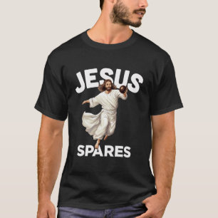 Jesus spares Funny Christlich Christ Gutter Bowlin T-Shirt
