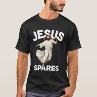 Jesus spares Funny Christlich Christ Gutter Bowlin T-Shirt