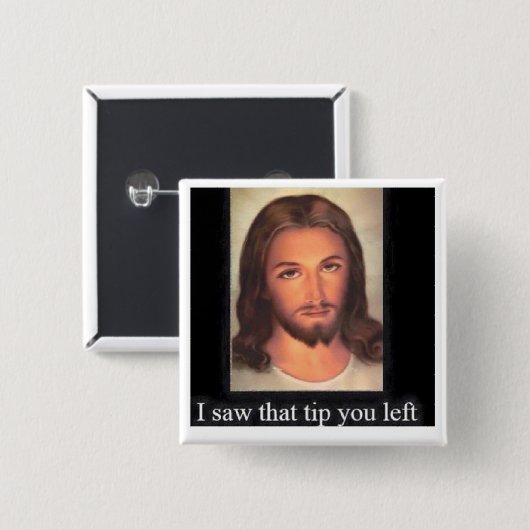 Jesus spitzt 20% button (Vorne & Hinten)