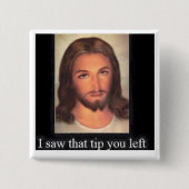 Jesus spitzt 20% button (Vorderseite)