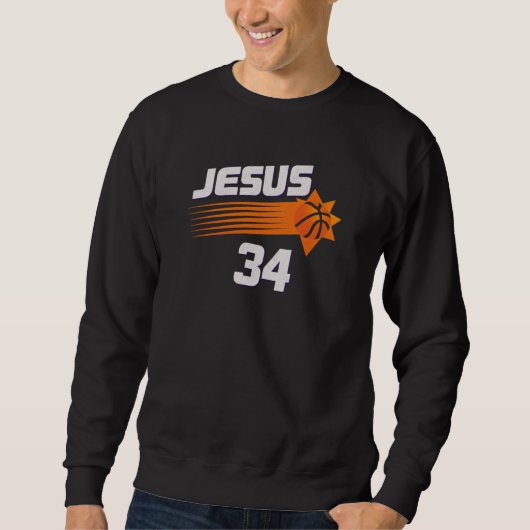 Jesus - Sports 34 - Christian Sweatshirt (Vorderseite)