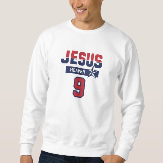 JESUS - Sports 9 - Christian Sweatshirt (Vorderseite)