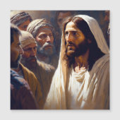 Jesus spricht mit seinem Schüler Kitchen Magnet (Vorderseite)