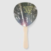 Jesus spricht zu mir: "Ich bin der Weg, die Wahrhe Fächer (Rückseite)