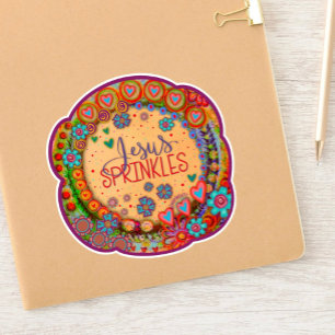 "Jesus Sprinkles" Inspirivity Sticker