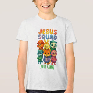 Jesus Squad – Benutzerdefinierte süße christliche Tri-Blend Shirt