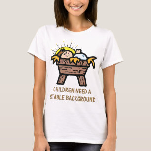 jesus stabiler Hintergrund T-Shirt
