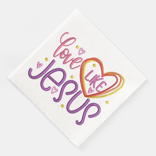 Jesus-Standard-Cocktail Napkins Serviette (Ecke)