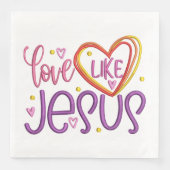 Jesus-Standard-Cocktail Napkins Serviette (Vorderseite)