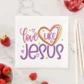 Jesus-Standard-Cocktail Napkins Serviette (Beispiel)