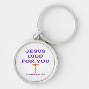 JESUS STARB FÜR DICH SCHLÜSSELANHÄNGER