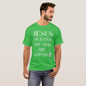 Jesus starb für dich und mich Ostern LGBTQIA Liebe T-Shirt (Vorne ganz)