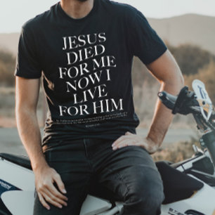 Jesus starb für mich Christliches ästhetisches A T-Shirt