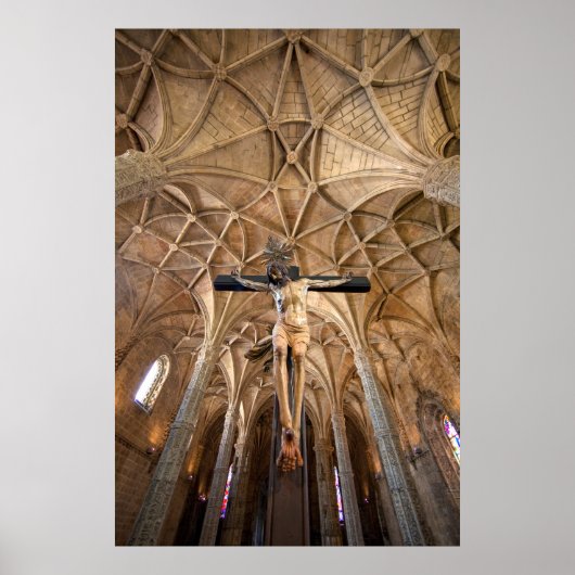 Jesus Statue im Dom, Innern Poster (Vorne)