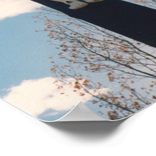 Jesus Statue Poster (Ecke)