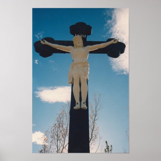 Jesus Statue Poster (Vorne)