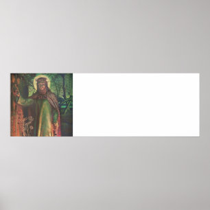 Jesus steht an der Tür und klopft Poster