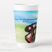 Jesus Stein Milchtasse (Vorderseite)
