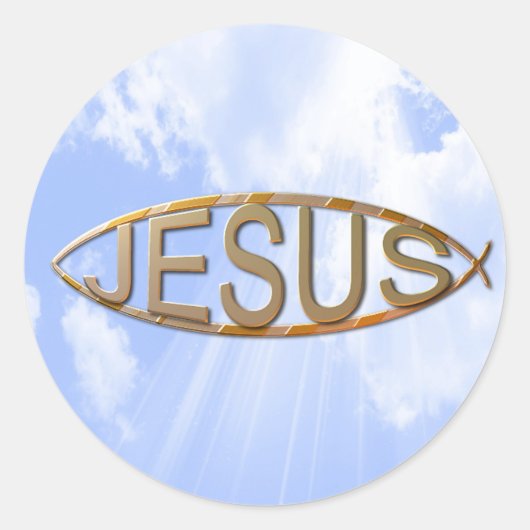 Jesus Sticker (Vorderseite)