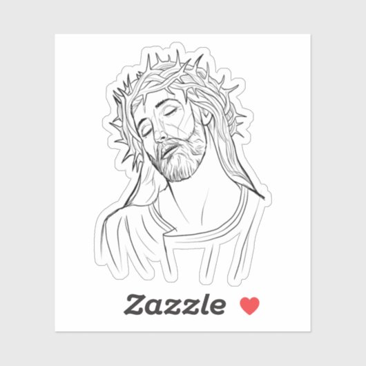 Jesus Sticker (Blatt)