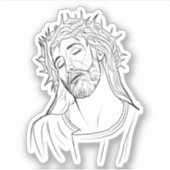 Jesus Sticker (Vorderseite)
