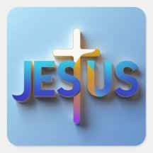 Jesus Sticker - Christliches Faith Decal Ai Design