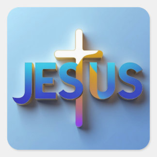 Jesus Sticker - Christliches Faith Decal Ai Design
