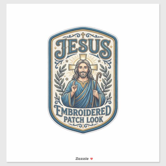 Jesus Stickpatch sieht Jesus besticktes Patch Aufkleber (Blatt)