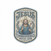 Jesus Stickpatch sieht Jesus besticktes Patch Aufkleber (Vorderseite)