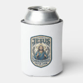 Jesus Stickpatch sieht Jesus besticktes Patch Dosenkühler (Kanne Vorderseite)