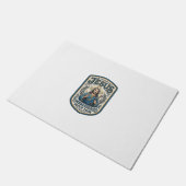 Jesus Stickpatch sieht Jesus besticktes Patch Fußmatte (Schrägansicht)