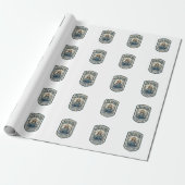 Jesus Stickpatch sieht Jesus besticktes Patch Geschenkpapier (Ungerollt)