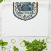 Jesus Stickpatch sieht Jesus besticktes Patch Geschirrtuch (Gefaltet)