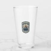 Jesus Stickpatch sieht Jesus besticktes Patch Glas (Vorderseite)