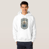 Jesus Stickpatch sieht Jesus besticktes Patch Hoodie (Vorne ganz)