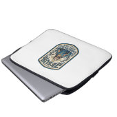 Jesus Stickpatch sieht Jesus besticktes Patch Laptopschutzhülle (Vorne Knopf)