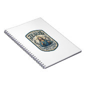 Jesus Stickpatch sieht Jesus besticktes Patch Notizblock (Rechte Seite)