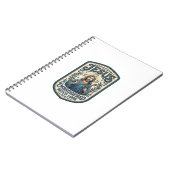 Jesus Stickpatch sieht Jesus besticktes Patch Notizblock (Linke Seite)