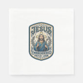 Jesus Stickpatch sieht Jesus besticktes Patch Serviette (Vorderseite)