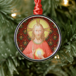Jesus stiftet die heilige Kommunion (SAU 045) Ornament Aus Metall