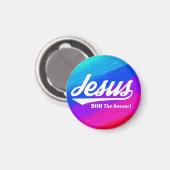 Jesus Still the Answer Magnet (Vorderseite/Rückseite)